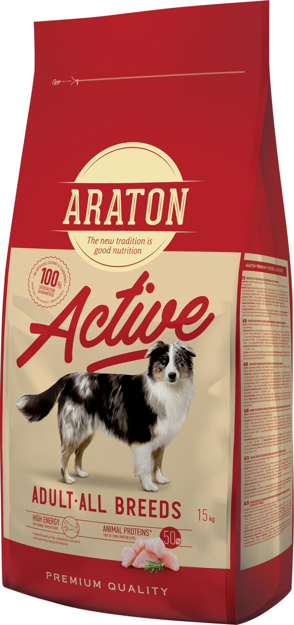 araton active - za aktivne pse vseh pasem - perutnina (varcno pakiranje)